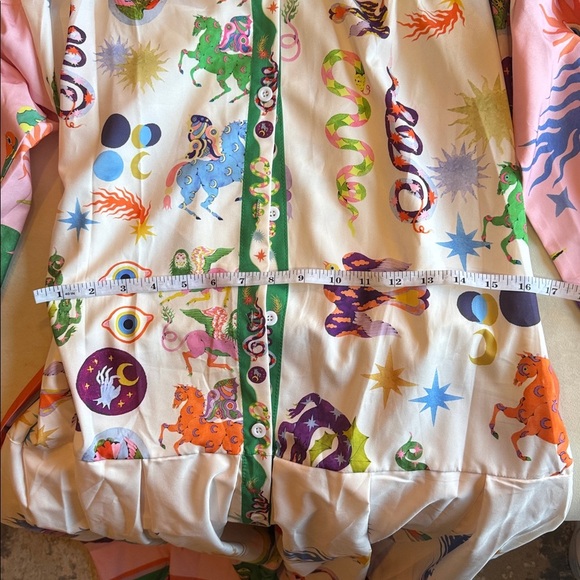 Colorful Patterned Women's Dress - Picture 7 of 7